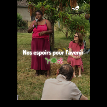 Des agricultrices parlent de leur métier et de leurs espoirs au Festival International de Journalisme -FIJ 2025