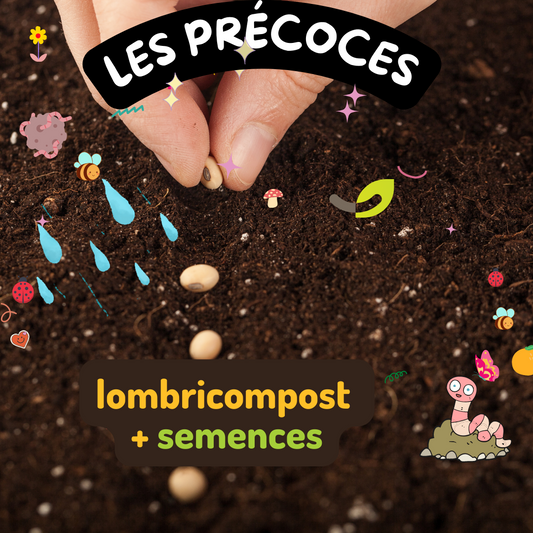 Comment semer en pot des graines précoces avec du lombricompost