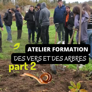 🌱🪱🌳Plantation d’arbres avec la MFR du Blayais : atelier 2023🌿**