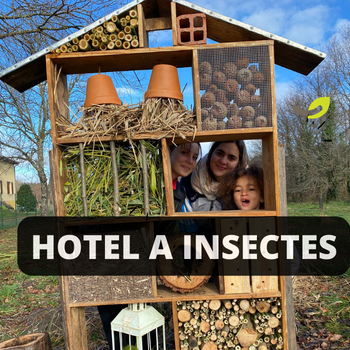 Comment créer un refuge pour insectes avec des matériaux de récupération ?*