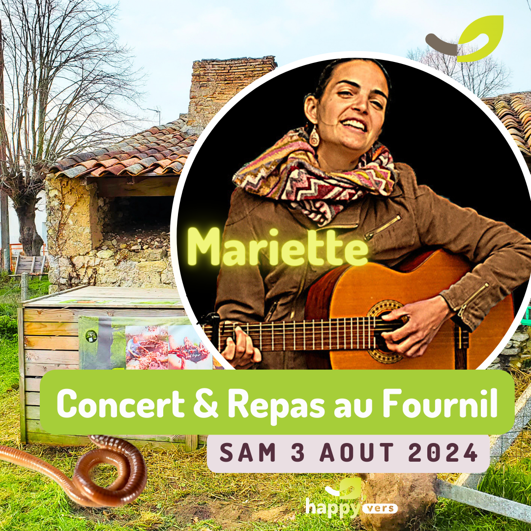 🎶Concert de Mariette et Repas au Fournil à la Ferme Happy'Vers 🥙🍕 🌱*