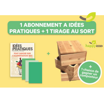 Jeu-concours 2022 : gagnez un lombricomposteur*