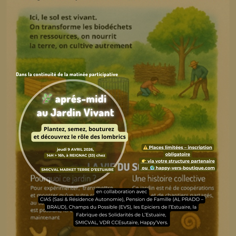4. ATELIER NATURE lombric, jardin et permaculture