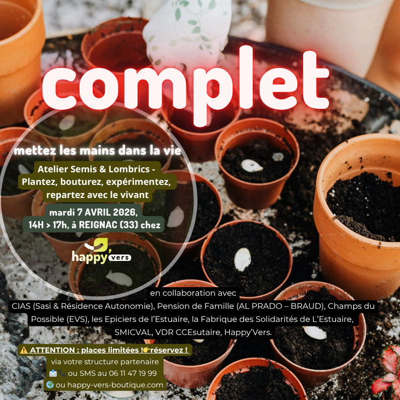 4. ATELIER NATURE lombric, jardin et permaculture