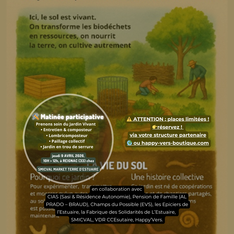 4. ATELIER NATURE lombric, jardin et permaculture